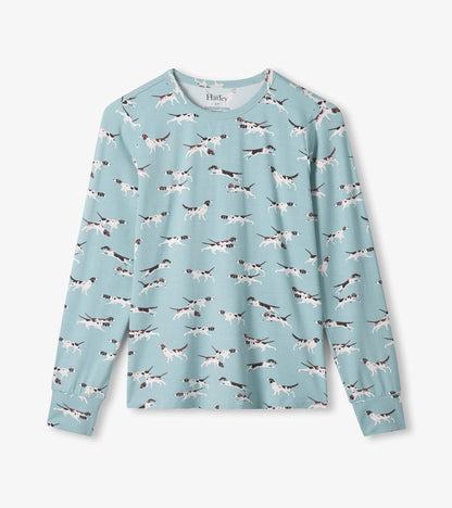 Women's Hunting Dogs Bamboo Pyjama Set