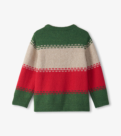 Boys Holiday Combo Crew Neck Sweater