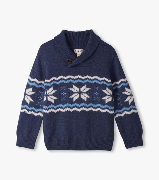 Baby & Toddler Boys Snowflake Pull Over Sweater Hatley