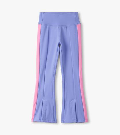 Girls Purple Active Flared Pants