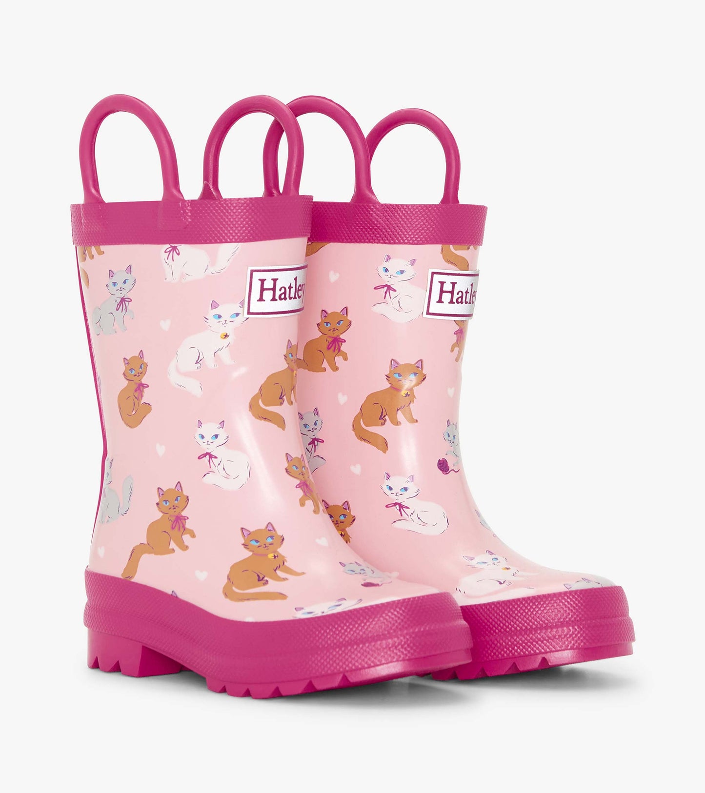 Toddler Girls Little Kitties Wellies - Main Image