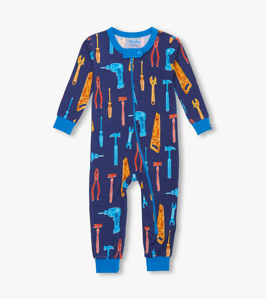 Baby Boys Lots of Tools Bamboo Sleeper