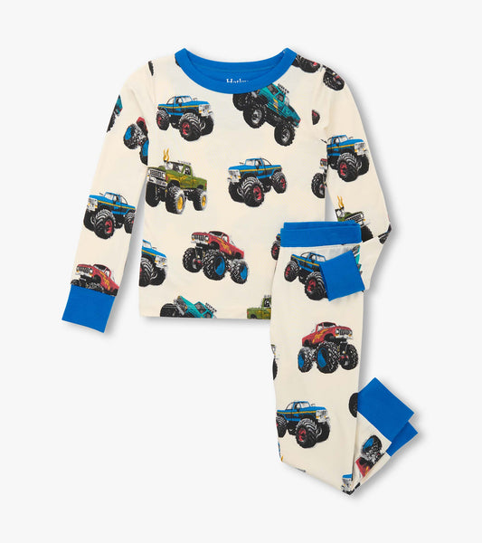 Boys Mega Monster Trucks Bamboo Pyjama Set