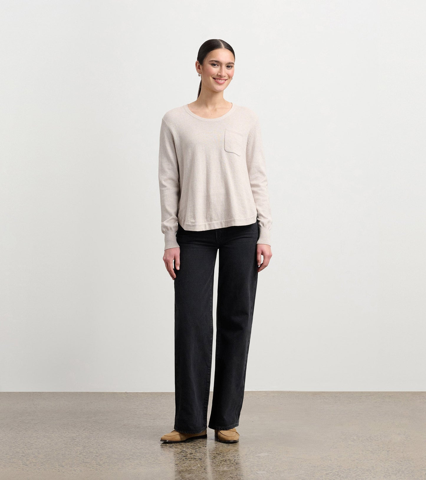 Jessie Jumper - Oatmeal Melange