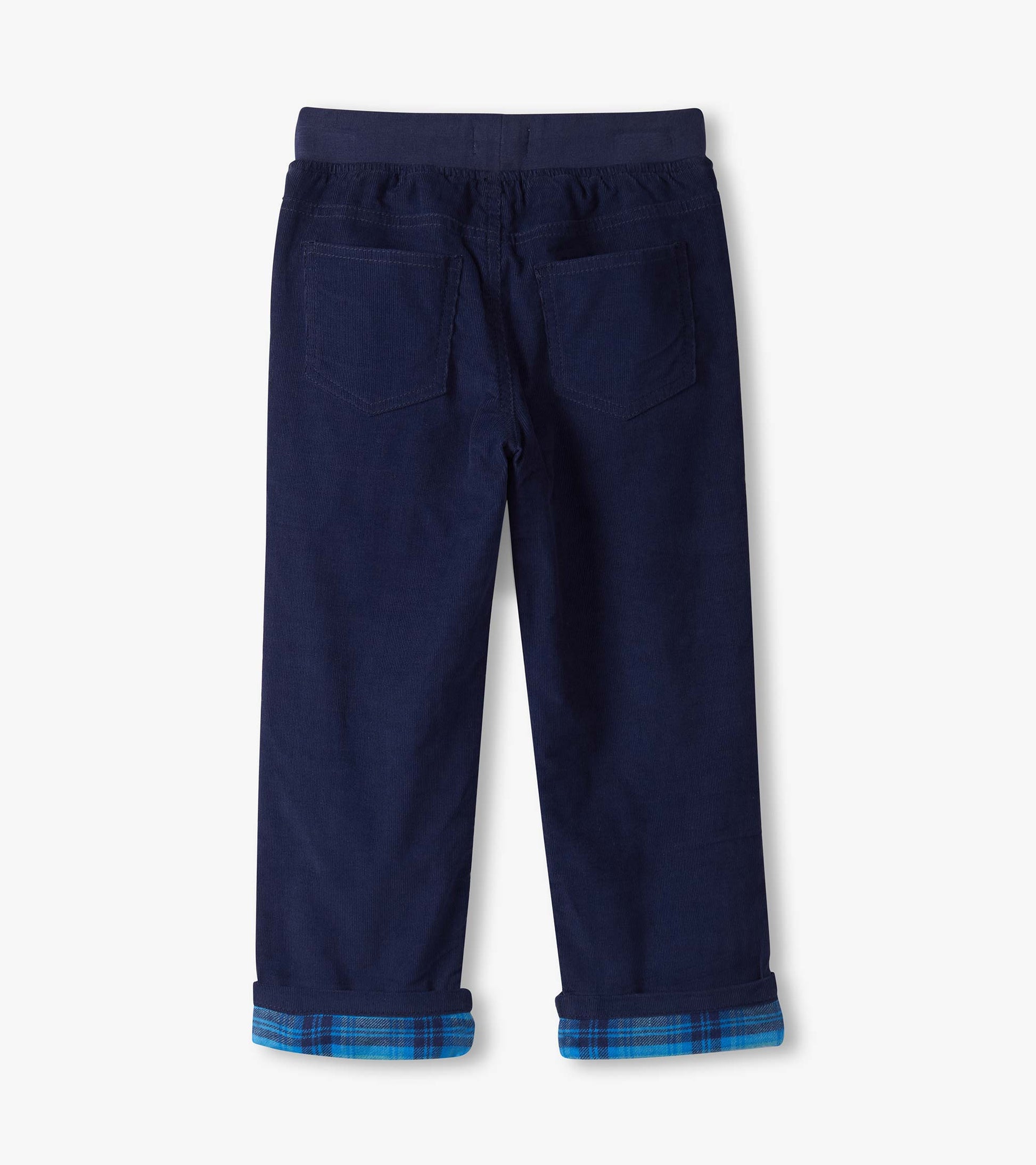 Boys Patriot Blue Pull-On Lined Corduroy Pants Hatley