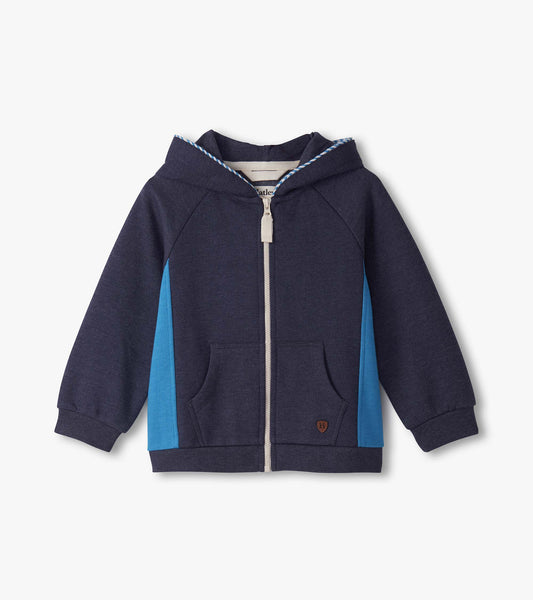 Baby & Toddler Boys Patriot Blue Melange Zip-Up Hoodie Hatley
