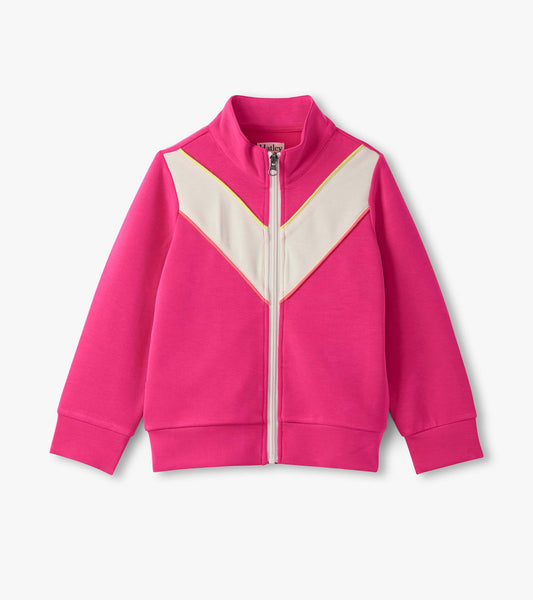Girls Pink Athletic Jacket