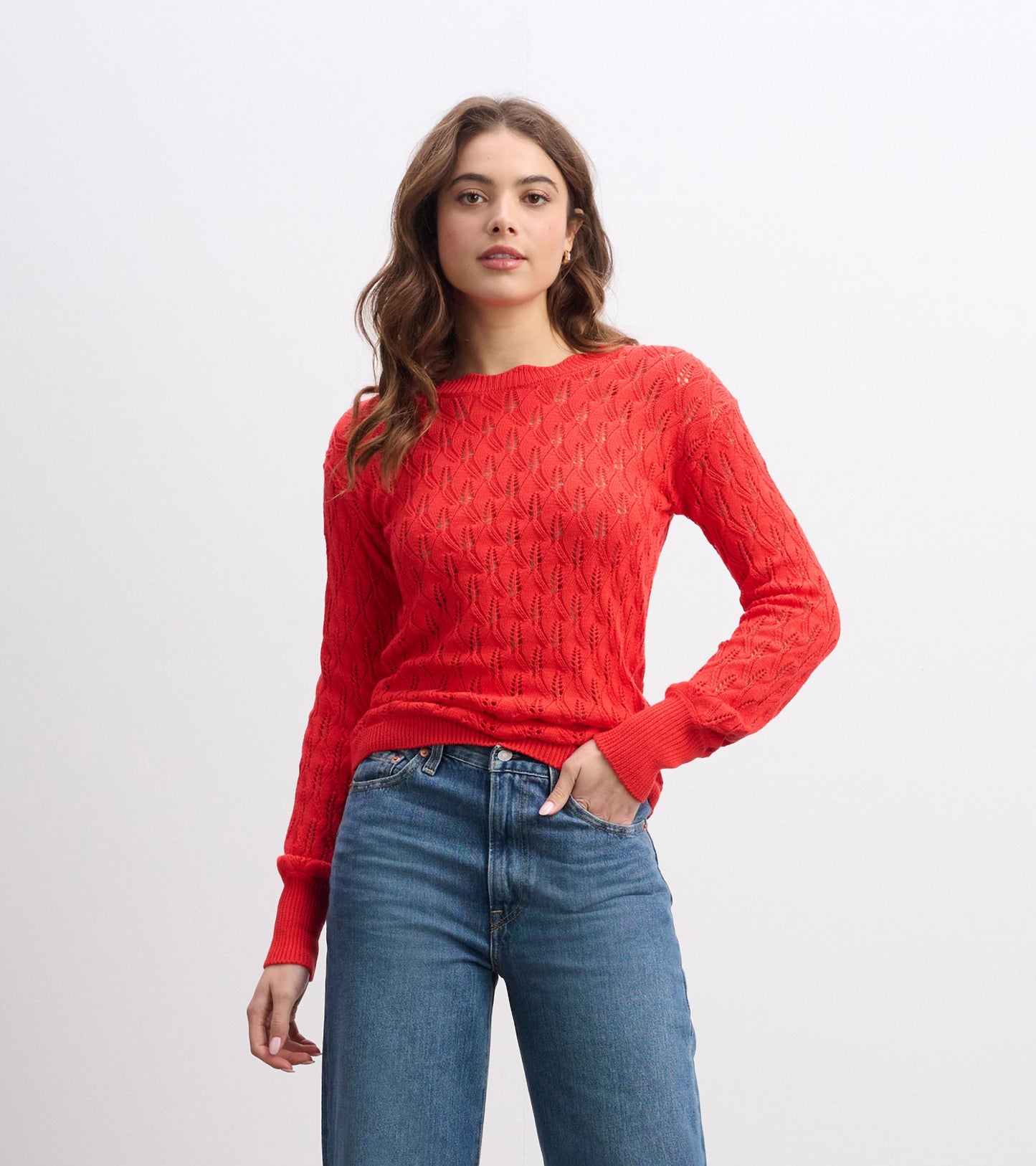 Iris Jumper - Ruby Red