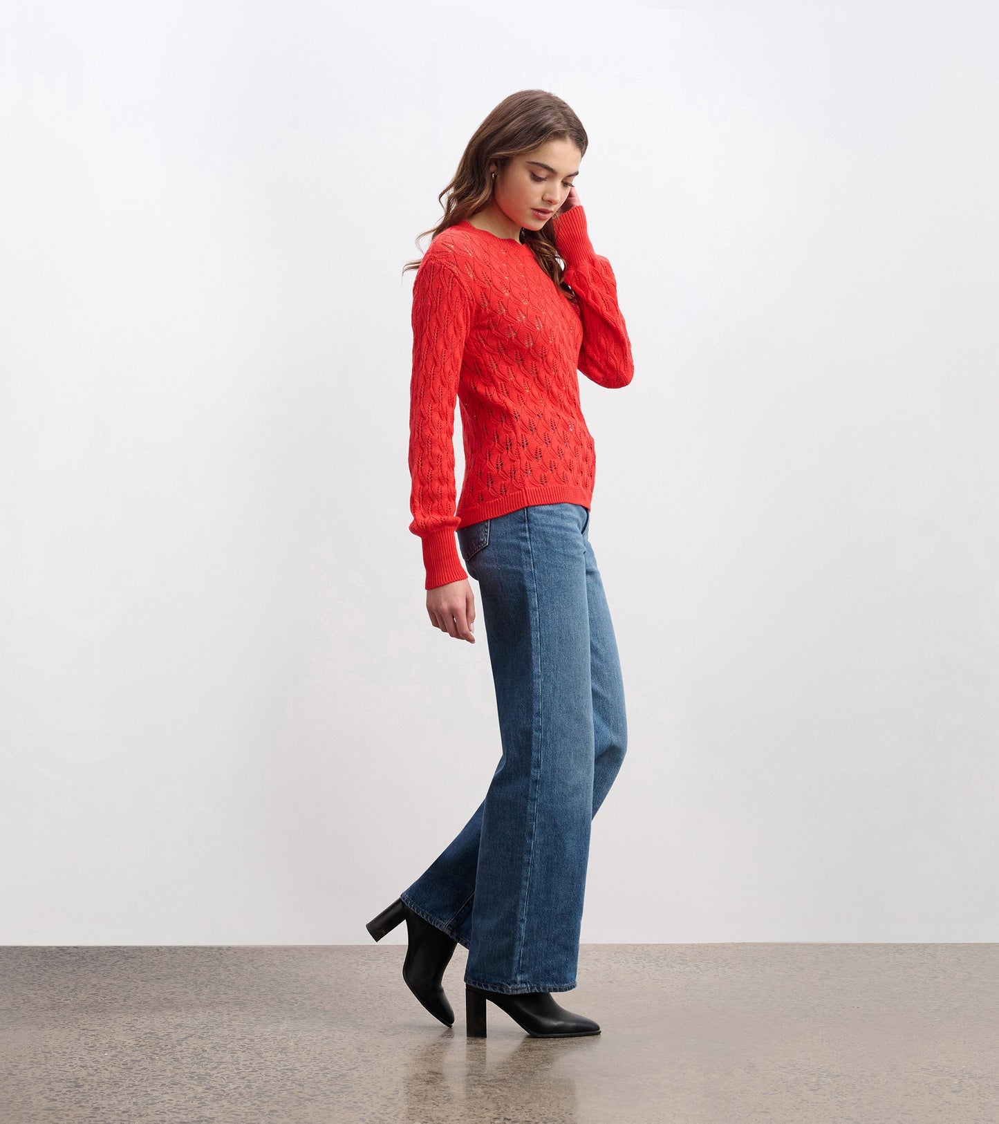 Iris Jumper - Ruby Red