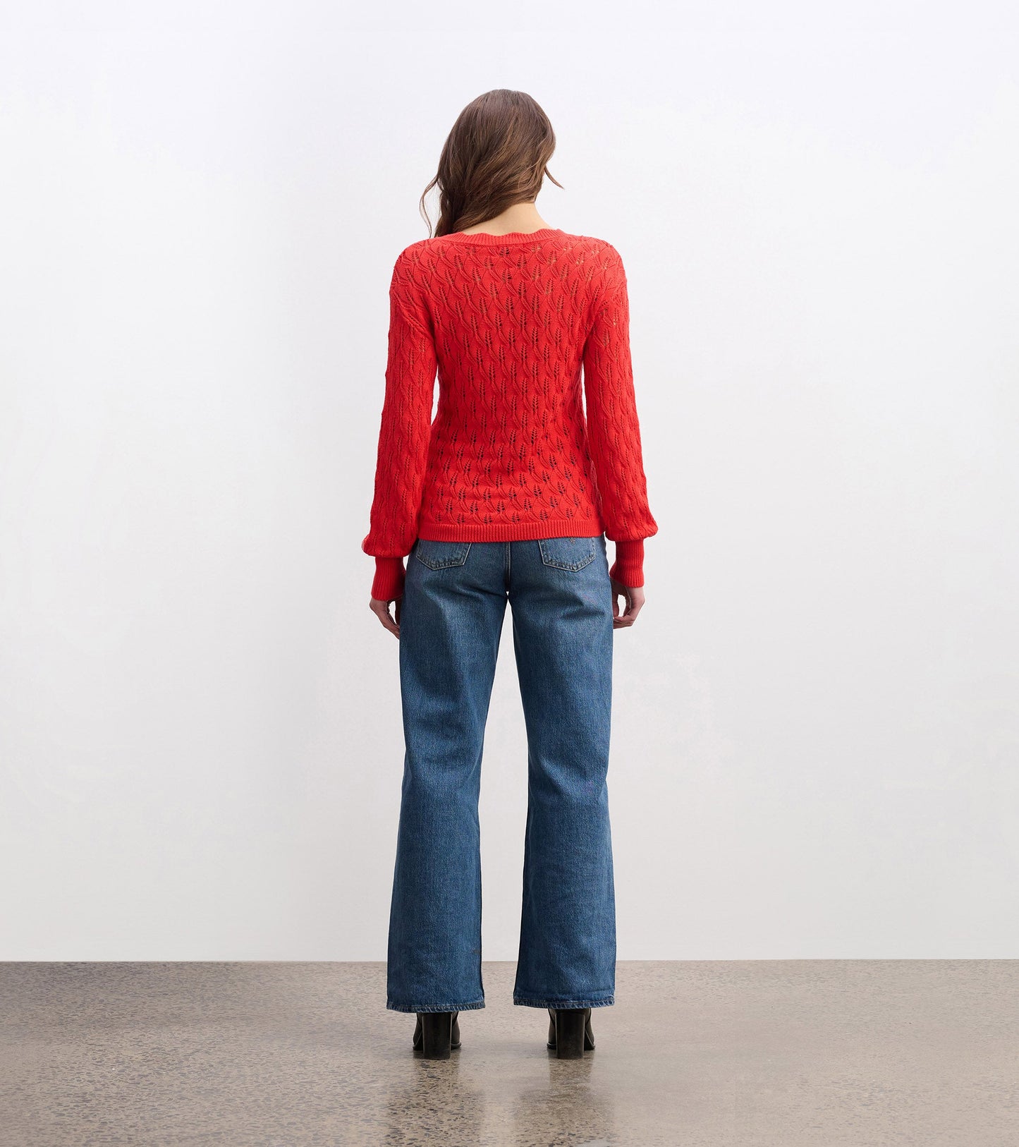 Iris Jumper - Ruby Red