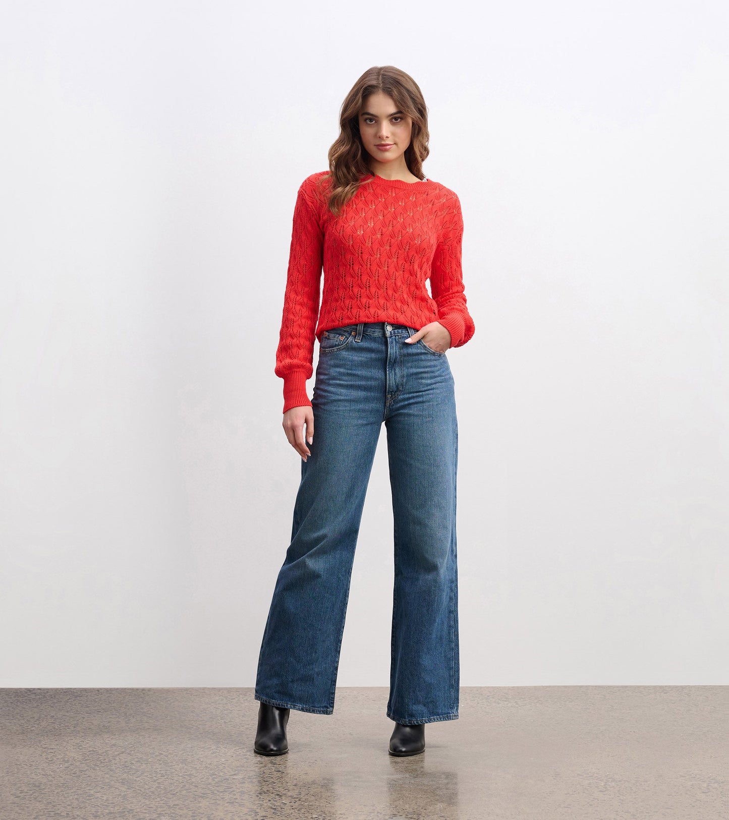 Iris Jumper - Ruby Red