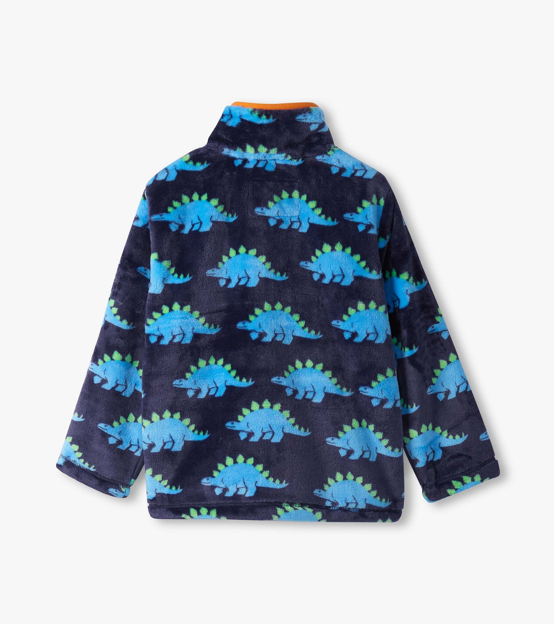 Boys Stegosaurus Fuzzy Fleece Zip-Up Jacket Hatley