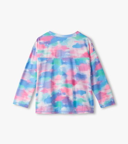 Girls Sunset Long Sleeve Swing Shirt