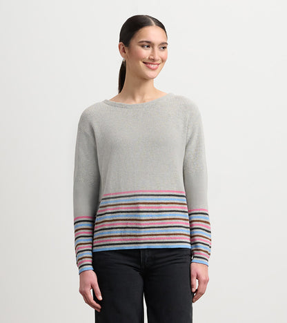 Devon Jumper - Autumn Stripes