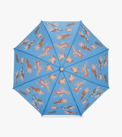 Girls Tinsel Horses Umbrella