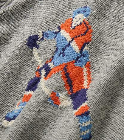 Boys Hockey Crew Neck Sweater