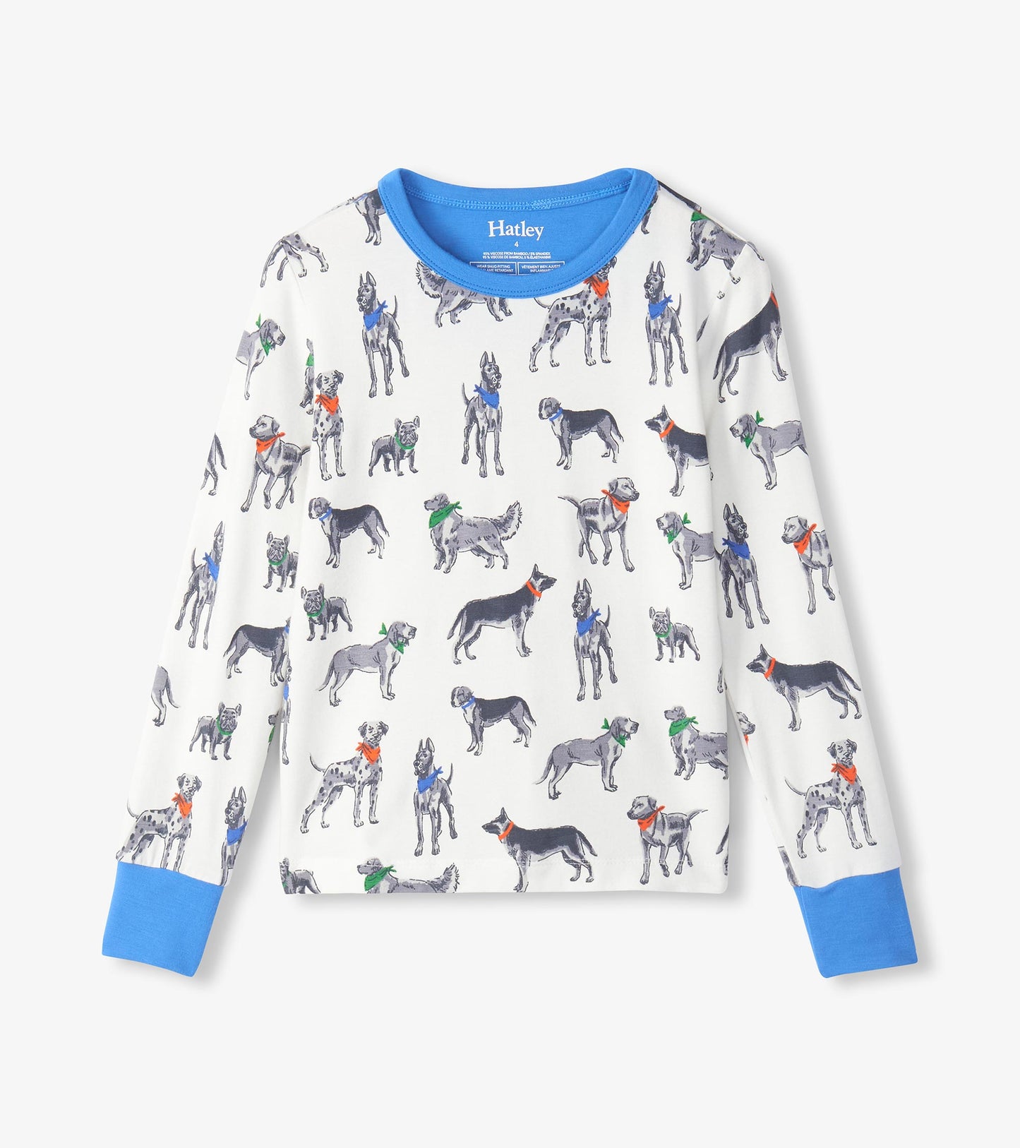 Boys Grey Dogs Pyjama Set