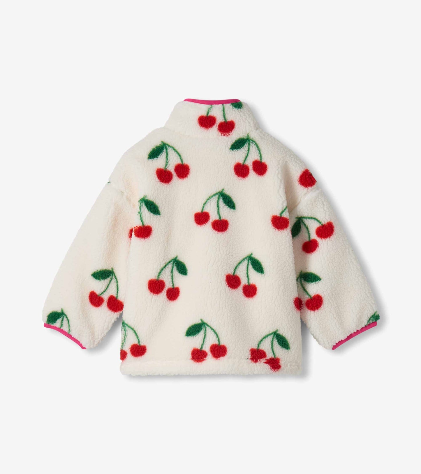 Baby & Toddler Girls Cherries Faux Sherpa Jacket