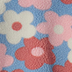 View Baby & Toddler Girls Cherries Faux Sherpa Jacket Pink and red cherry-shaped floral pattern on blue textured sherpa