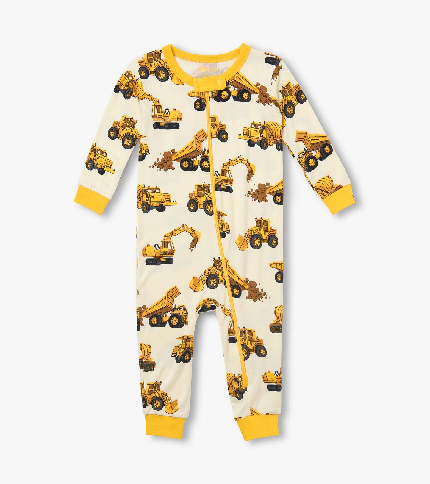 Baby Boys Construction Trucks Bamboo Sleeper