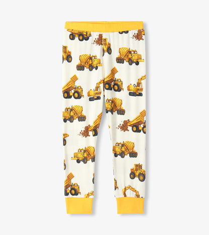 Boys Construction Trucks Bamboo Pyjama Set