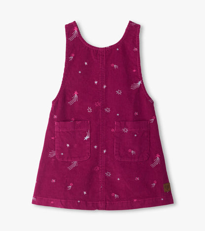 Girls Embroidered Twilight Pinafore Dress