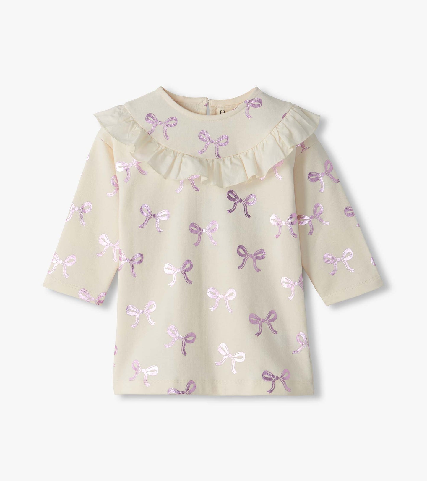Baby & Toddler Girls Foil Bows Ruffle Dress