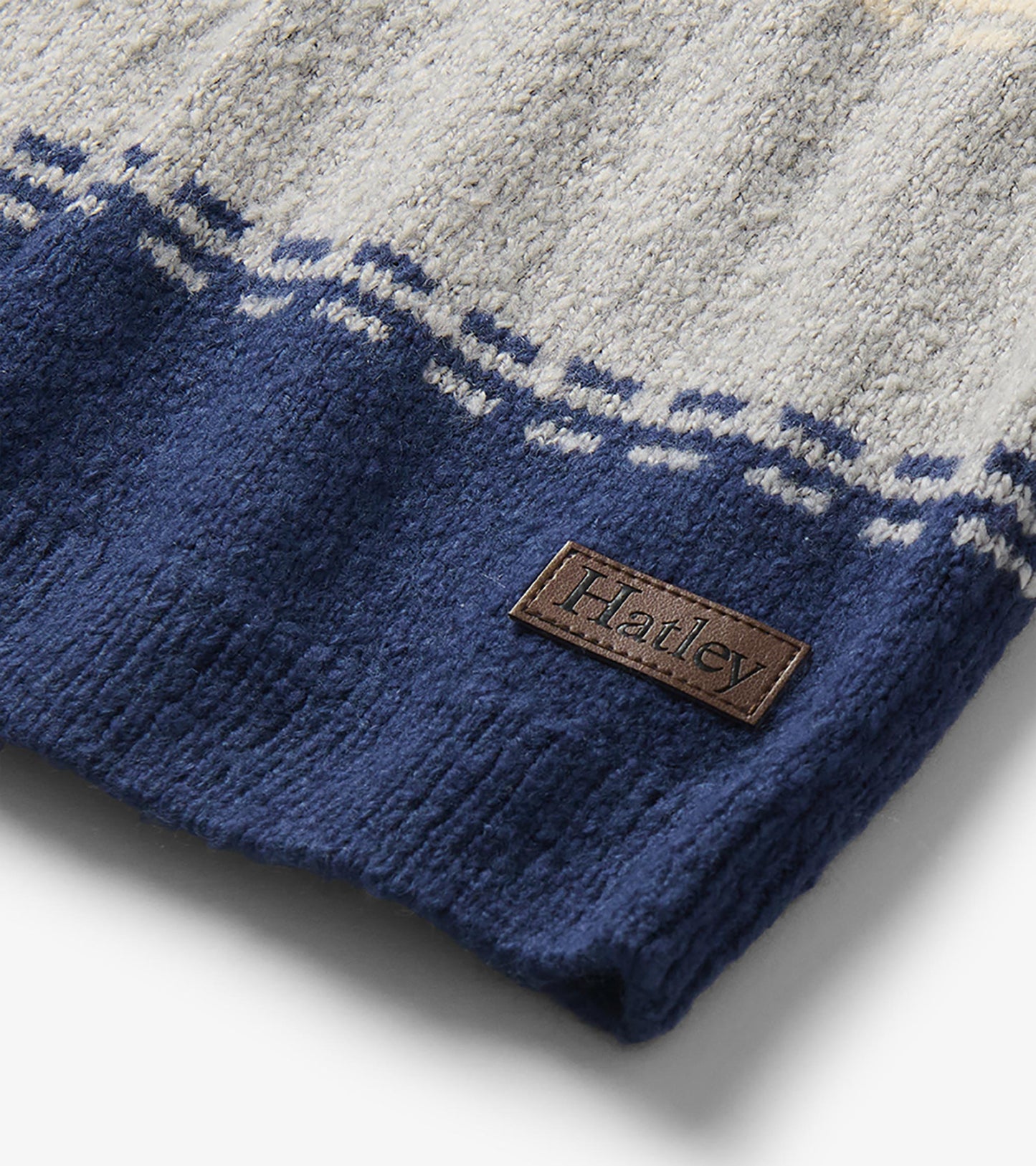 Baby & Toddler Boys Blue Colourblock Crew Neck Sweater
