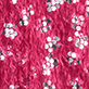 View Girls Silver Sequins on Fuchsia Feathers Pullover Fuchsia feather texture with scattered silver sequins