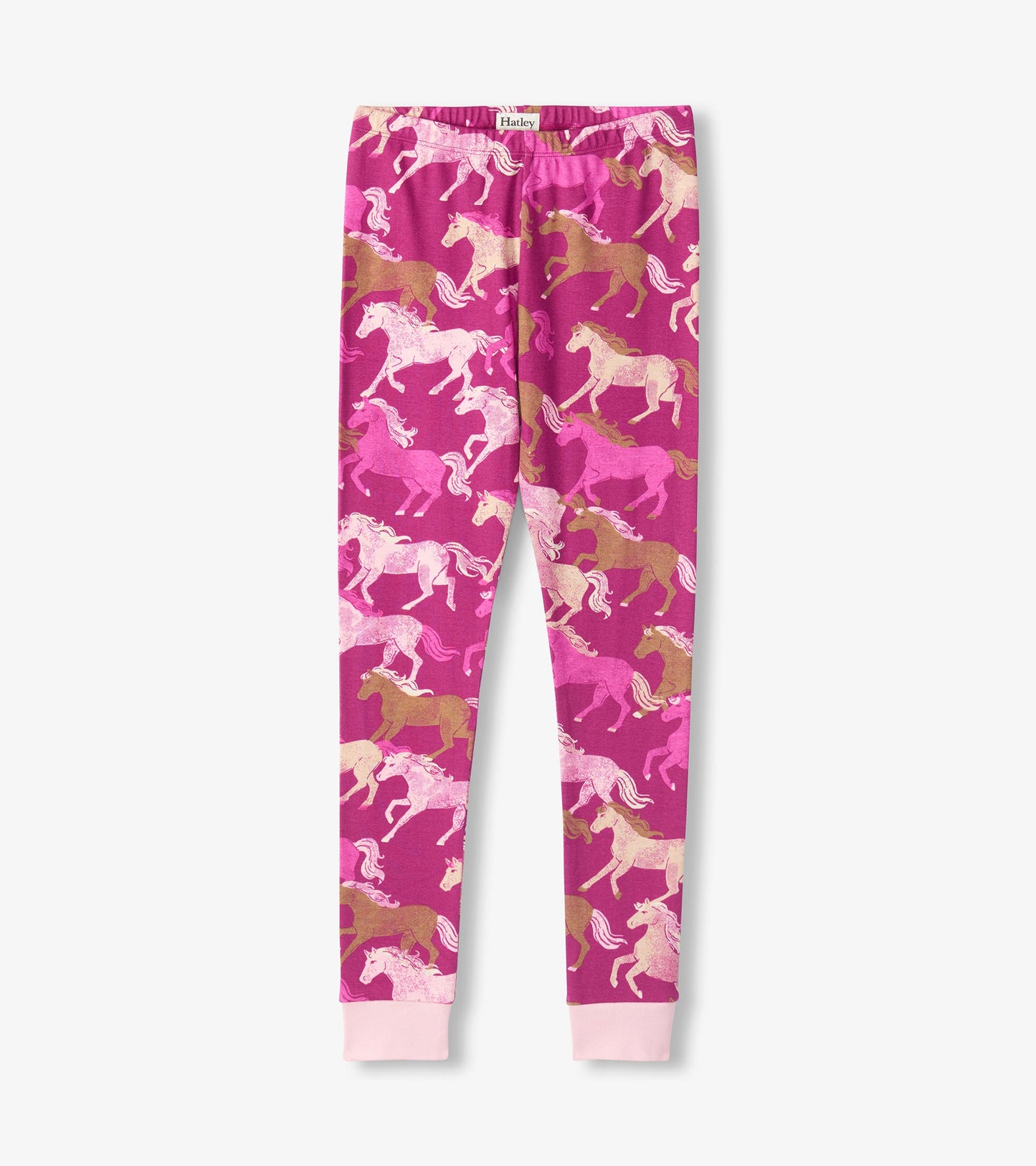 Girls Galloping Horses Cotton Pyjama Set