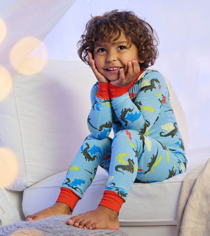 Boys Dragons Cotton Pyjama Set