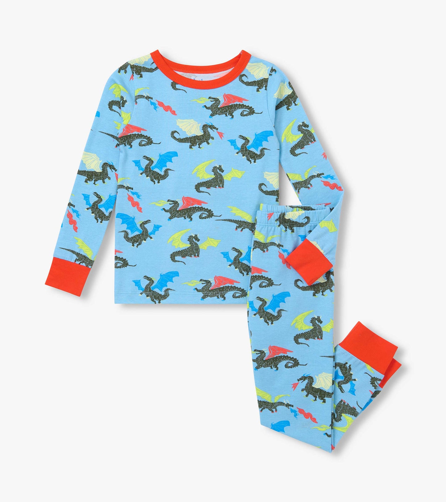 Boys Dragons Cotton Pyjama Set