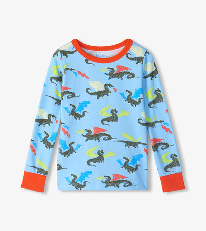 Boys Dragons Cotton Pyjama Set