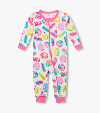 Baby Girls Macaron Bamboo Sleeper