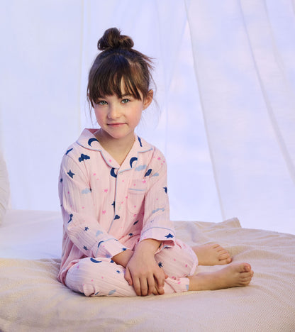 Girls Night Sky Relaxed Fit Pyjama Set