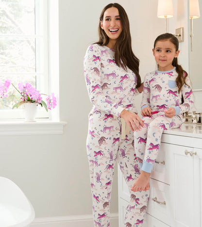 Girls Night Time Tigers Bamboo Pyjama Set