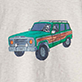 View Boys Vintage Truck Graphic T-Shirt teal vintage pickup truck graphic on heather gray fabric