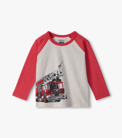 Baby & Toddler Boys Firetruck Raglan Sleeve T-Shirt