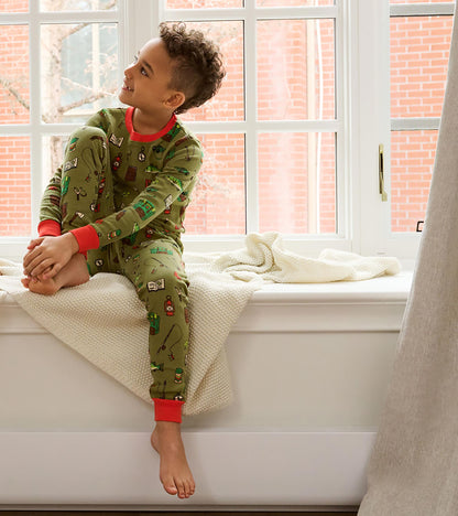 Boys Outdoor Explorer Cotton Pyjama Set