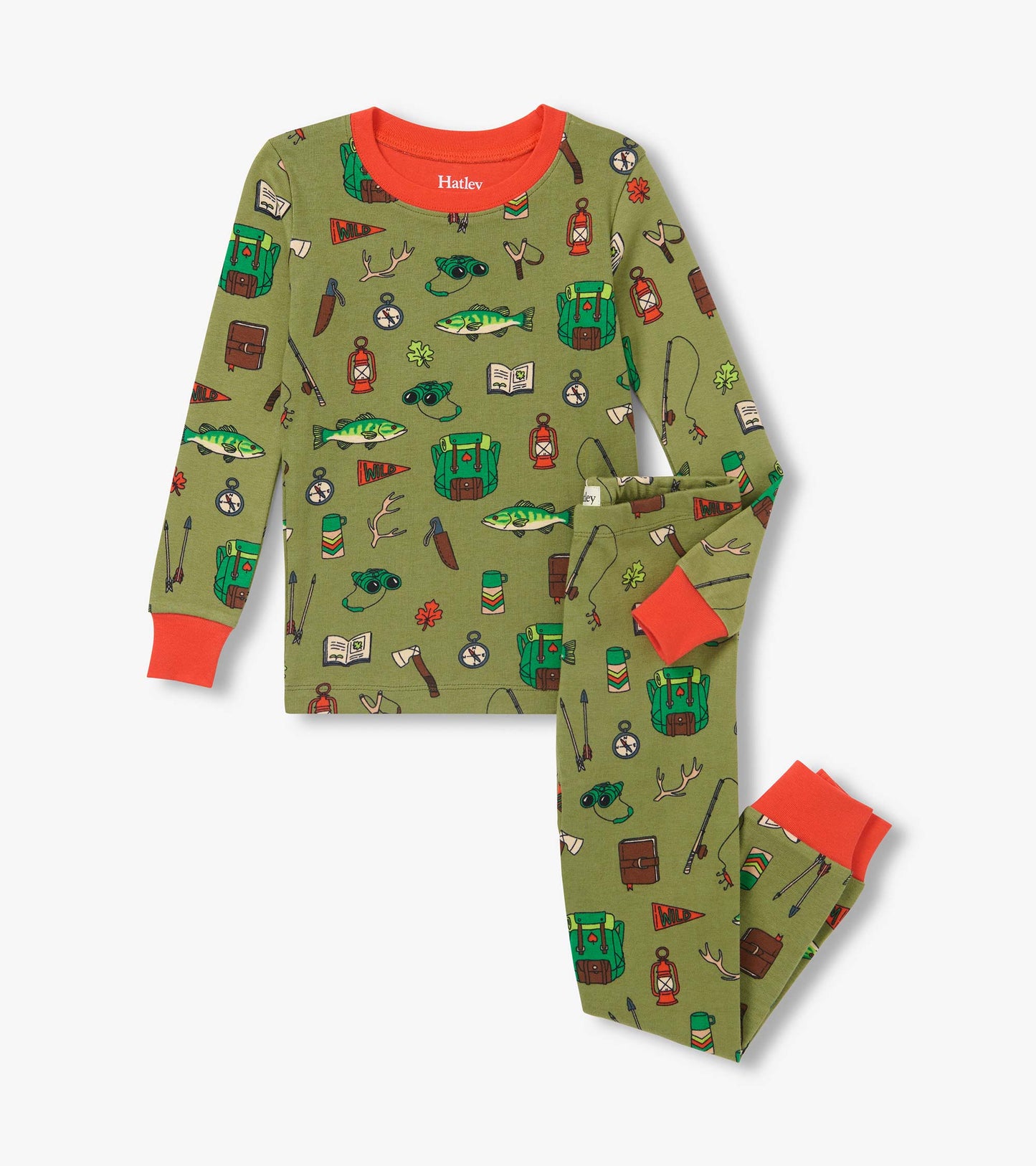 Boys Outdoor Explorer Cotton Pyjama Set