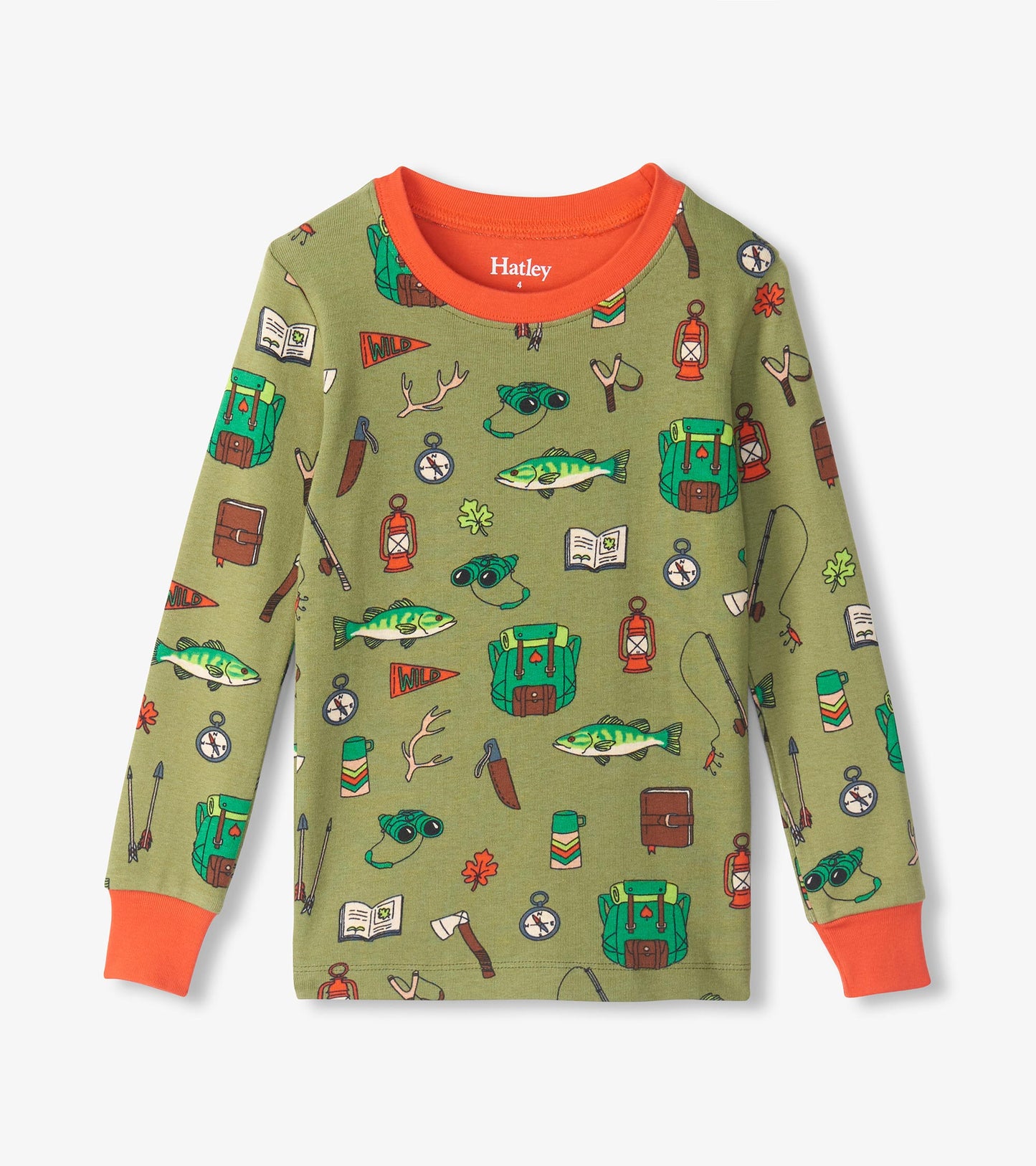 Boys Outdoor Explorer Cotton Pyjama Set