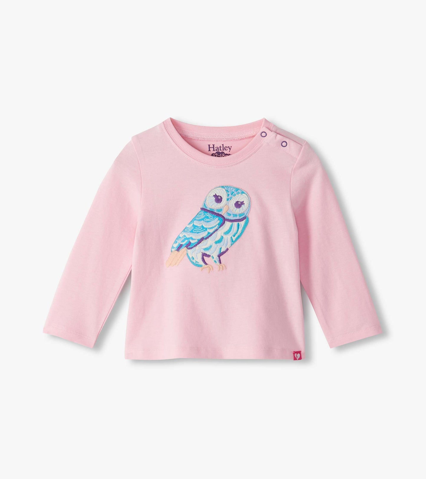 Baby & Toddler Girls Majestic Owl Gathered Back T-Shirt