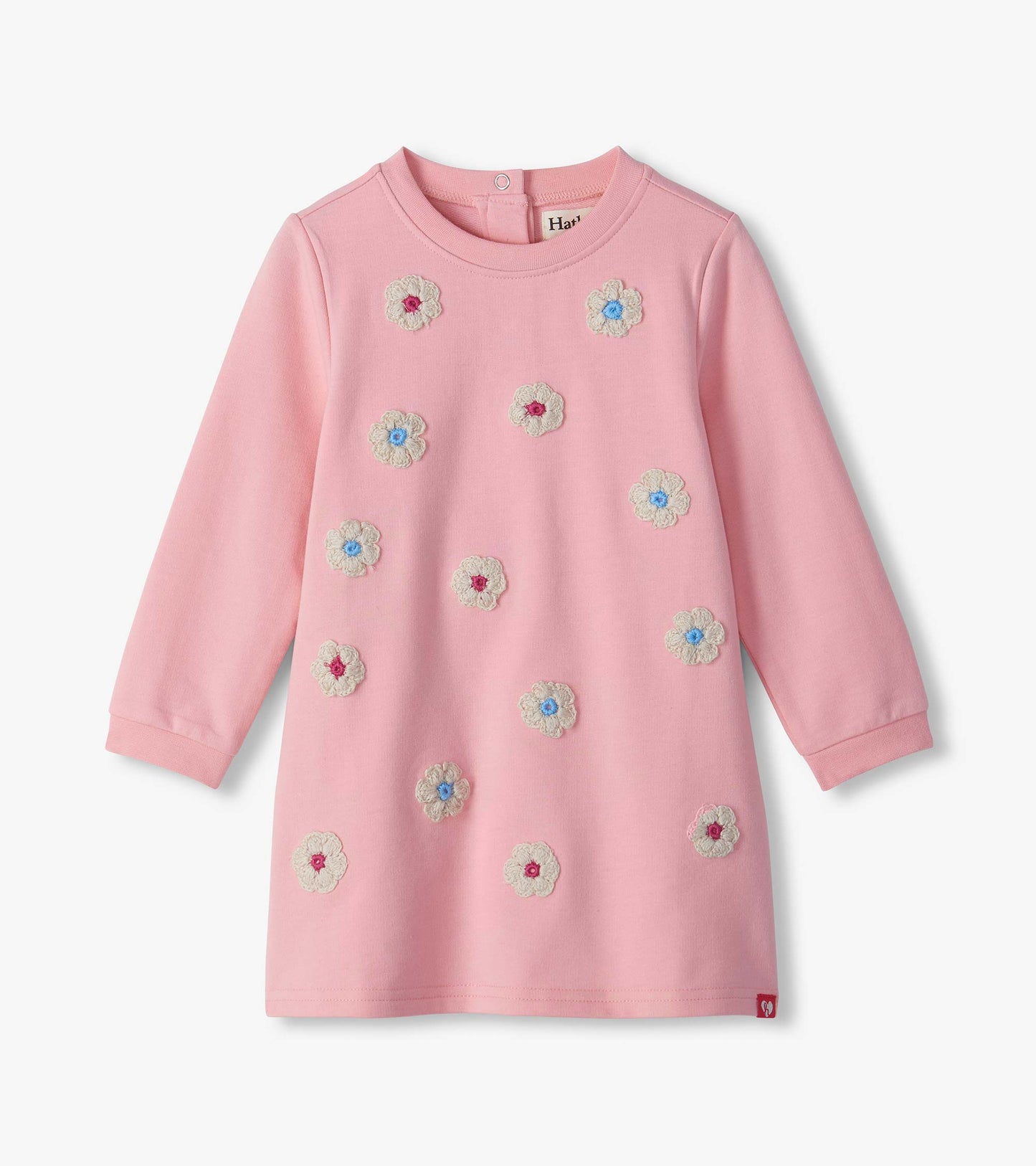 Baby & Toddler Girls Pink Flowers Teddy Bear Dress