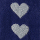 View Girls Patriot Blue Fuzzy Sweater Dress blue swatch with two white hearts