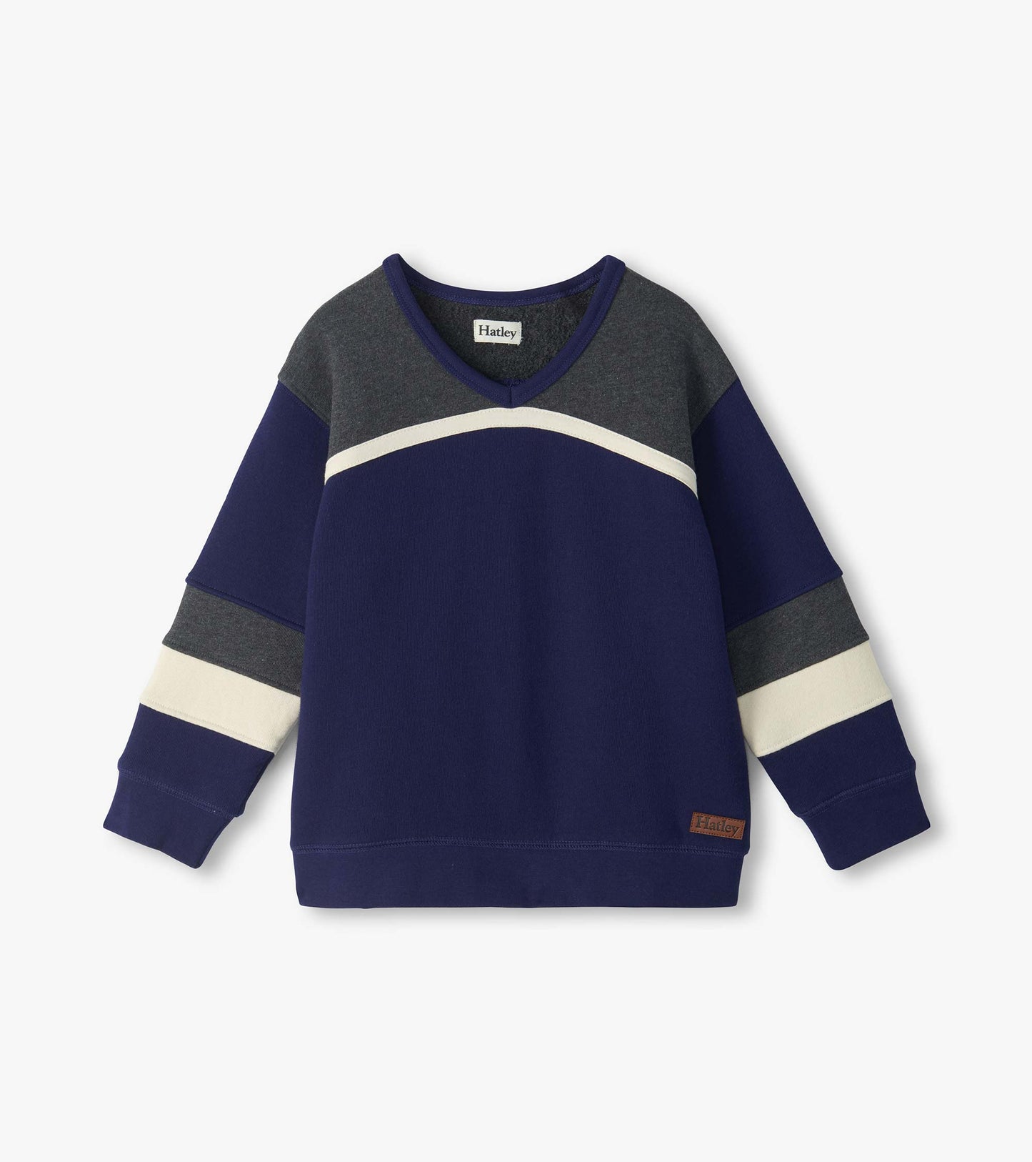Boys Patriot Blue Pull Over Top