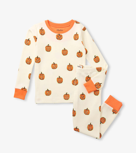 Kids Pumpkins Cotton Pyjama Set