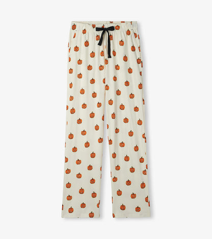 Men's Glowing Pumpkins Two Piece Pyjama Set