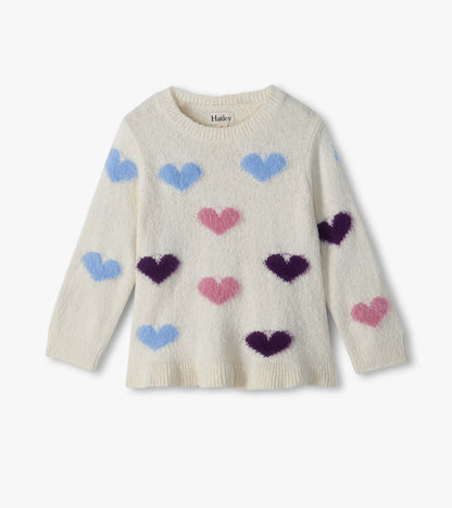 Baby & Toddler Girls Pretty Hearts Sweater