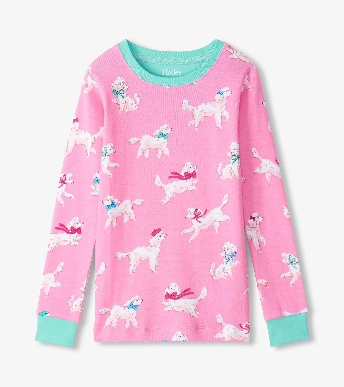 Girls Poodle Pups Cotton Pyjama Set