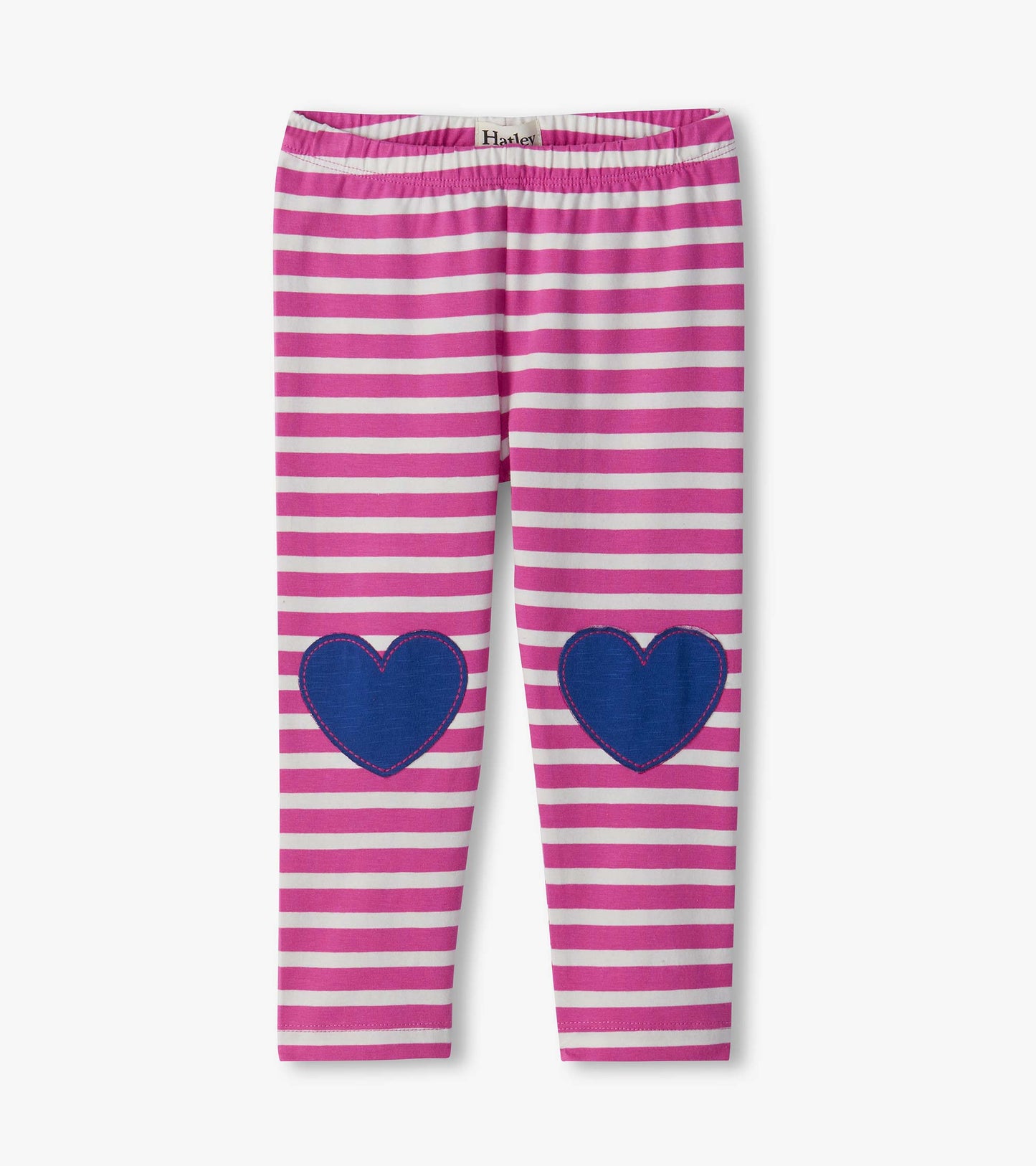Baby & Toddler Girls Violet Striped Jersey Leggings